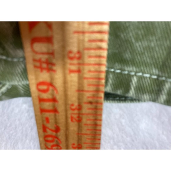 Fashion Nova Women's Junior Size 11 Green Cargo Jeans Hip Hop Skater Wide Leg - Picture 5 of 16